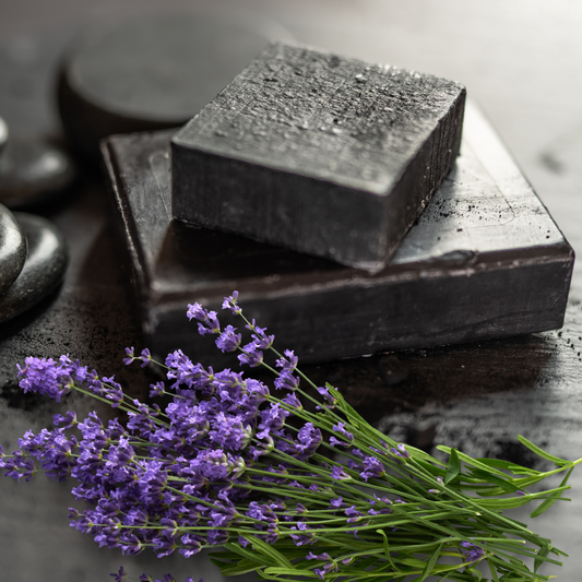 Lavender Charcoal Soap All Natural 4.5 oz